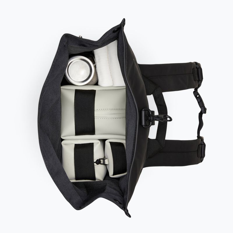 Városi hátizsák Rains Rucksack Rolltop 13 + 4 l black 3