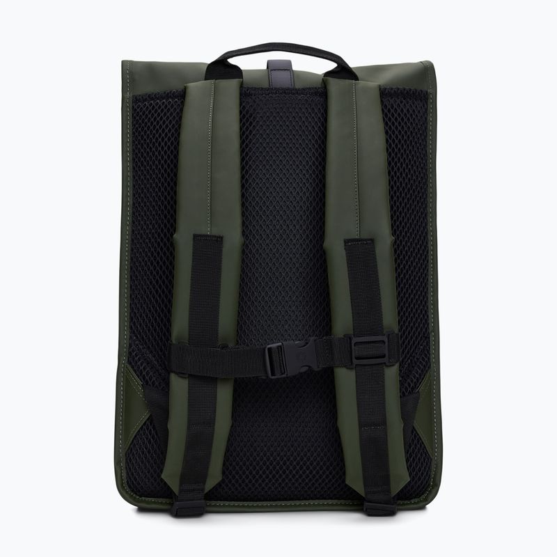 Városi hátizsák Rains Rucksack Rolltop 13 + 4 l green 2