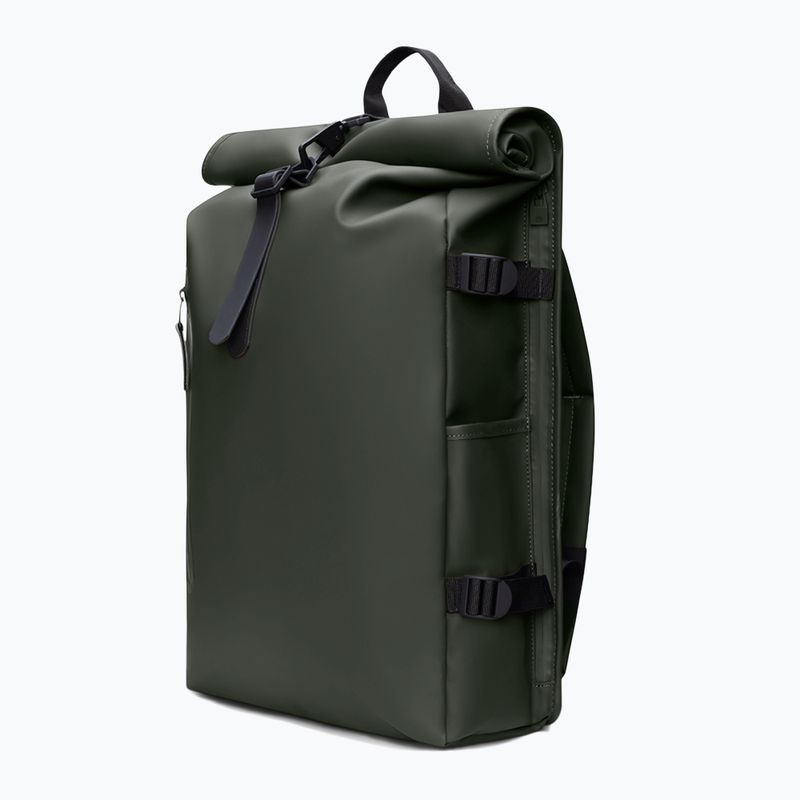 Városi hátizsák Rains Rolltop Rucksack Large 23 l green 2