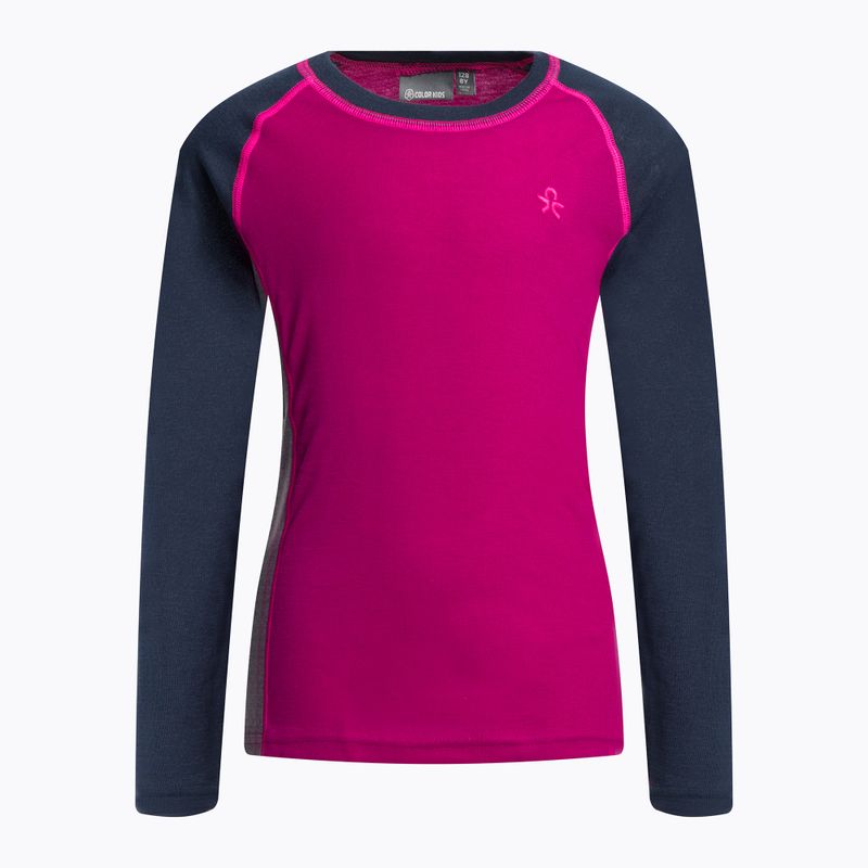 Color Kids Ski Underwear Colorblock rózsaszín-piros gyerek termoaktív fehérnemű 740777.5885 2