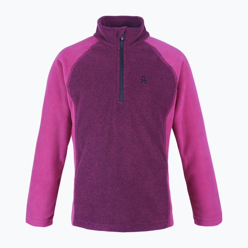 Color Kids Fleece Pulli Striped lila-rózsaszín gyerek polár pulóver 740769