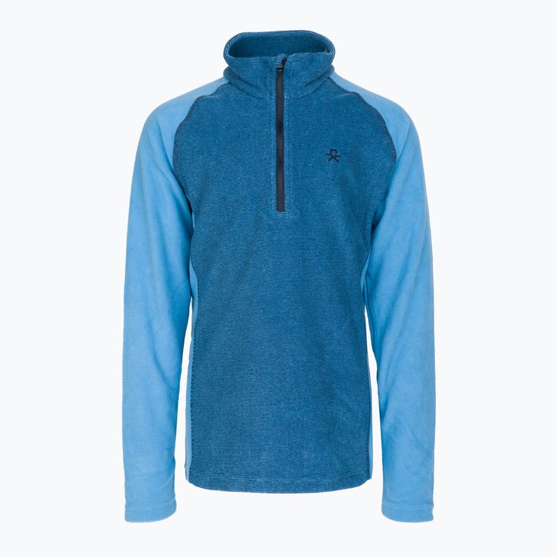 Color Kids Fleece Pulli Striped sötétkék gyerek polár pulóver 740769
