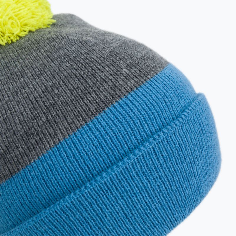 Color Kids Hat Beanie sapka Colorblock téli sapka kék-szürke 740805 5