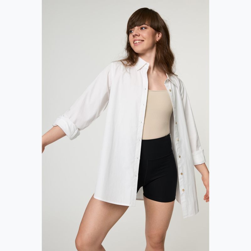 Girlfriend Collective Penny Square Neck krém női tréning body 6