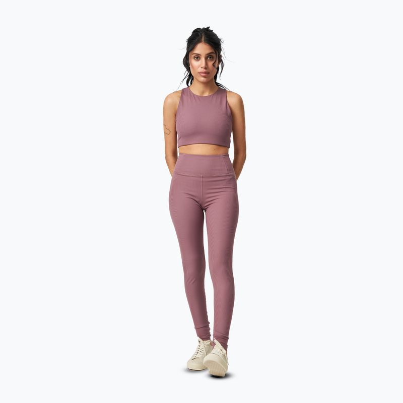 Girlfriend Collective Rib ónozott női edző leggings 2
