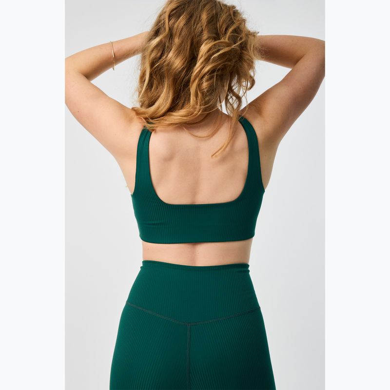 Girlfriend Collective Rib Tommy rain forest edzőmelltartó 3