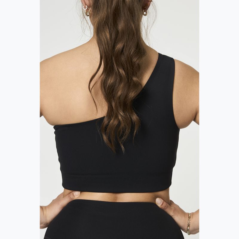 Girlfriend Collective Bianca One Shoulder edzőmelltartó fekete 5