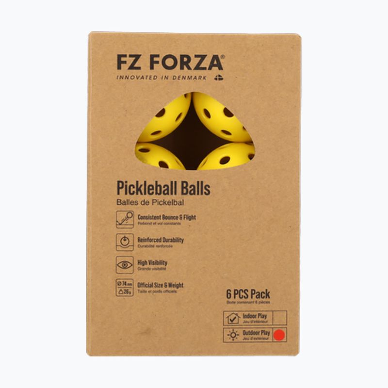 FZ Forza Outdoor Pickleballs 6 db. sárga 2