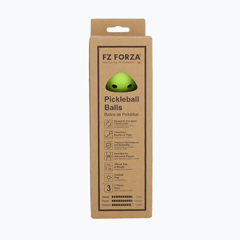 Pickleball labdák FZ Forza 40H 3 pack yellow 2