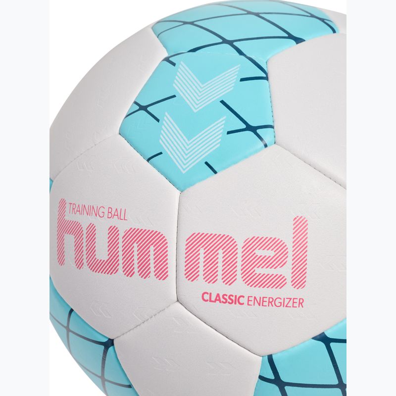 Kézilabda Hummel Classic Energizer off white/light blue/marine size 2 4