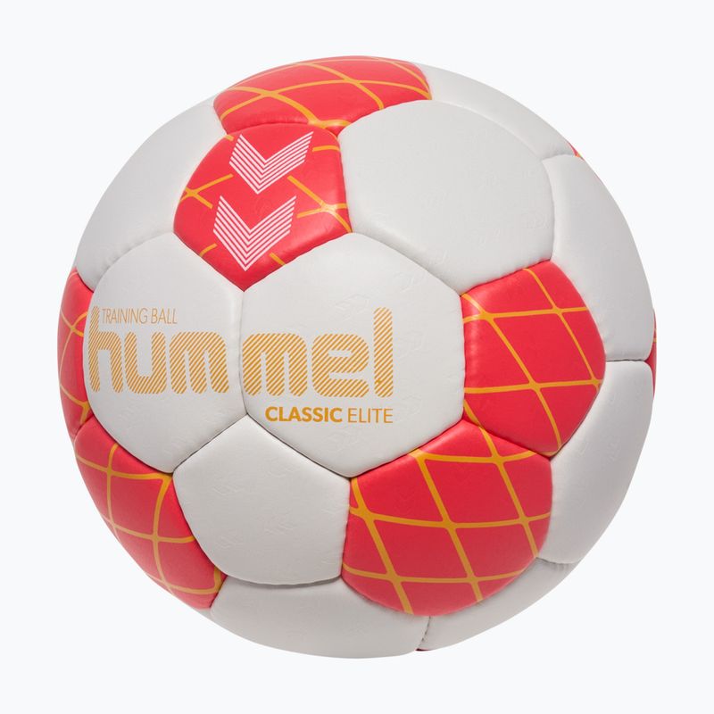 Kézilabda Hummel Classic Elite HB off white/red/orange size 3 2