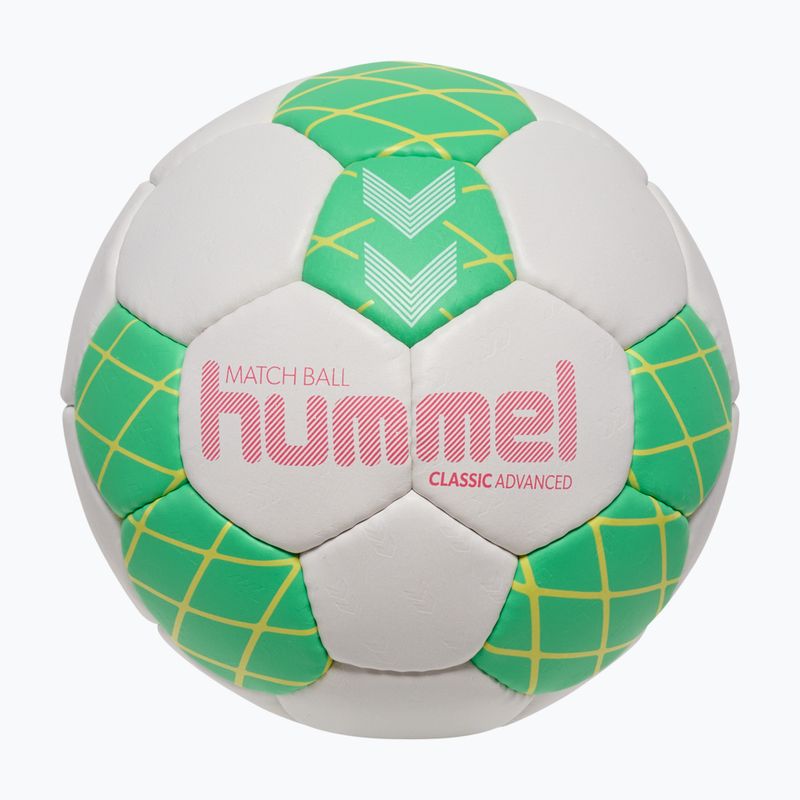Kézilabda Hummel Classic Advanced HB off white/green/yellow size 2