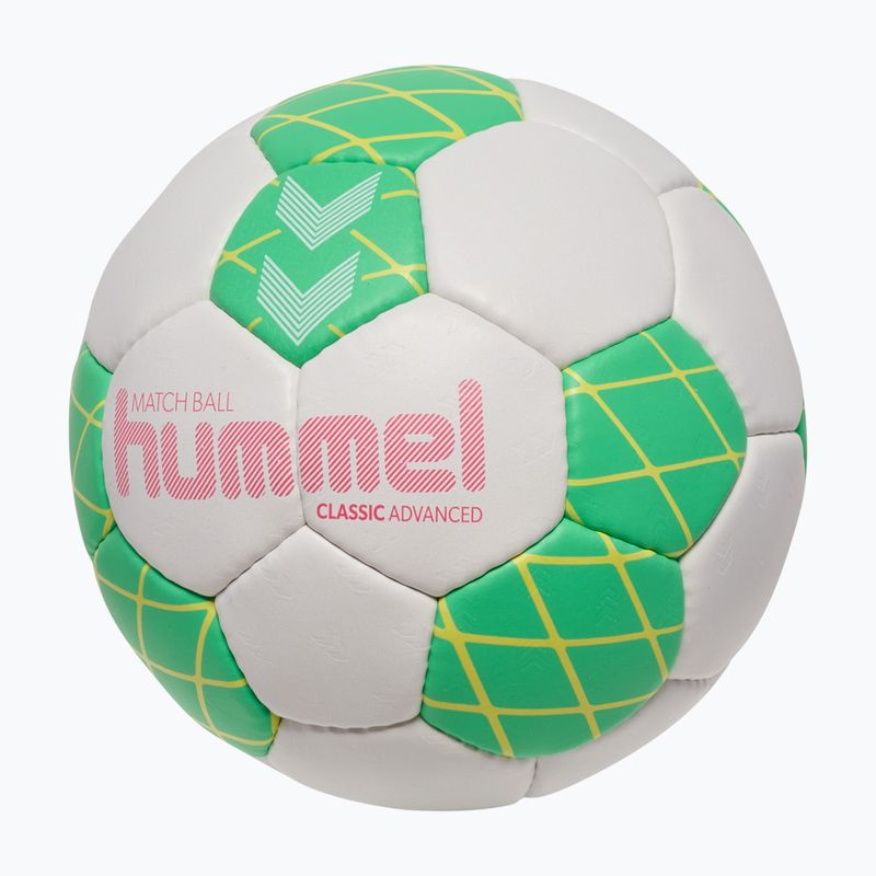 Kézilabda Hummel Classic Advanced HB off white/green/yellow size 2 2