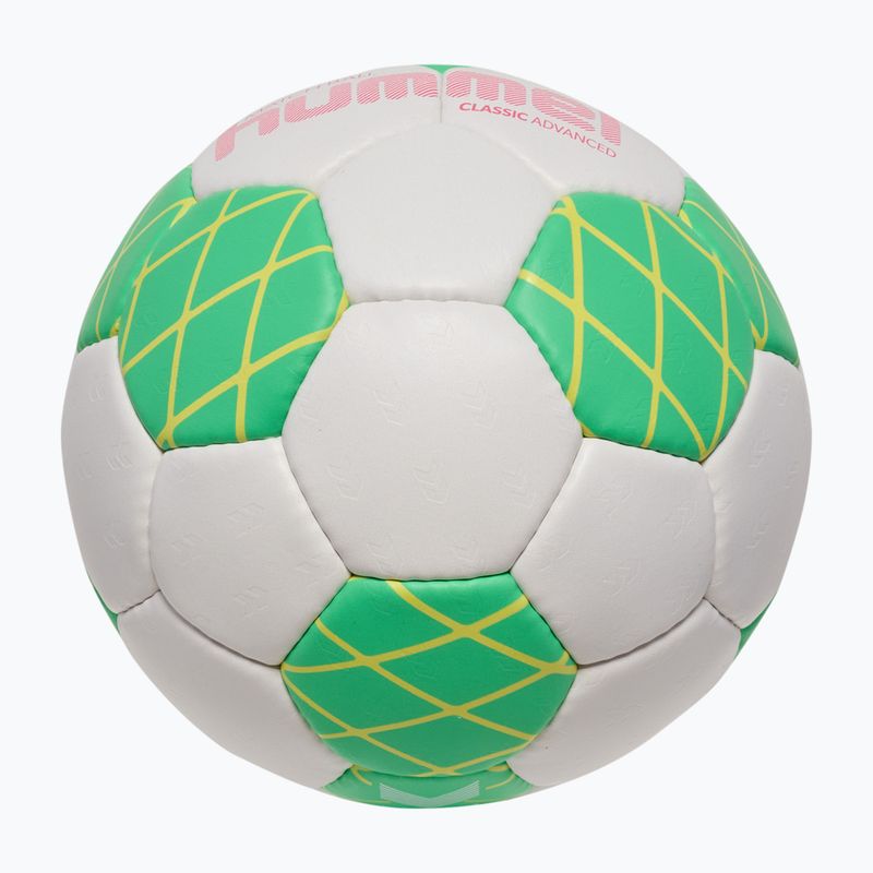 Kézilabda Hummel Classic Advanced HB off white/green/yellow size 2 3