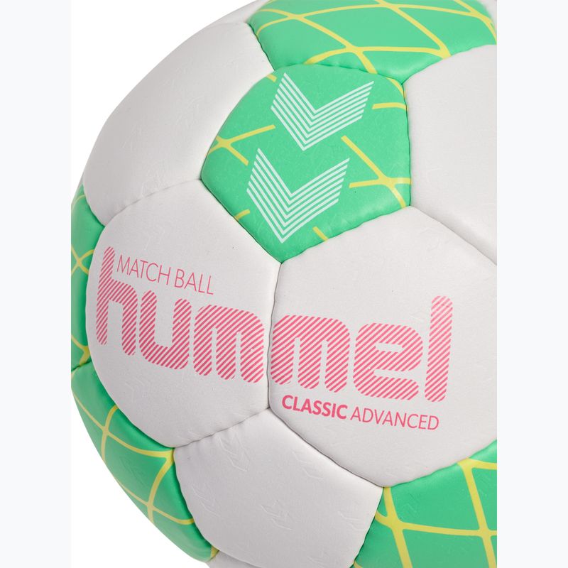 Kézilabda Hummel Classic Advanced HB off white/green/yellow size 2 4