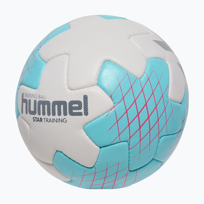 Kézilabda Hummel Startraining HB white/light blue/navy size 3