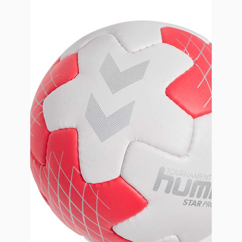 Kézilabda Hummel Star Pro HB off white/red/silver size 2 4