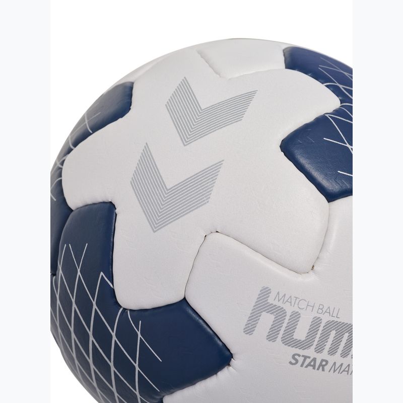 Kézilabda Hummel Star Mach white/marine/silver size 2 4