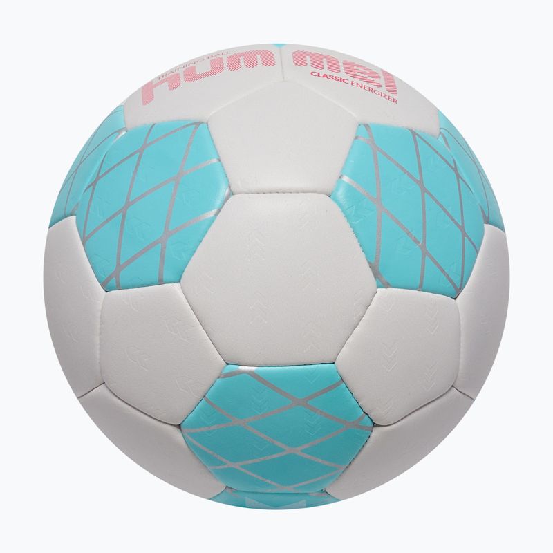 Kézilabda Hummel Classic Energizer off white/light blue/marine size 0 3