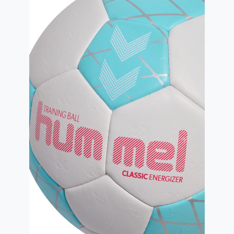 Kézilabda Hummel Classic Energizer off white/light blue/marine size 1 4