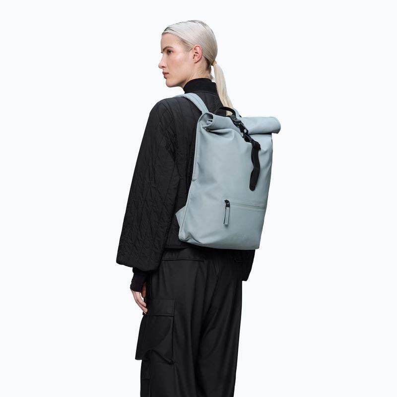 Városi hátizsák Rains Rucksack Rolltop 17 l Pool 4