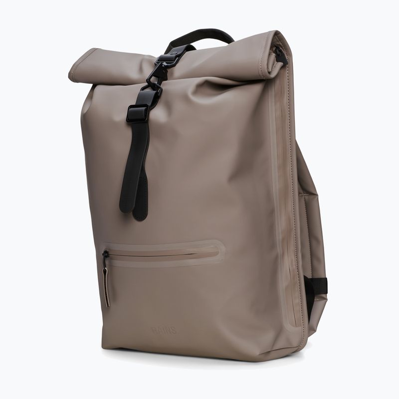 Városi hátizsák Rains Rucksack Rolltop Cinder 3