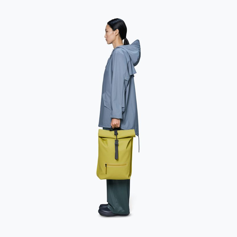 Városi hátizsák Rains Rucksack Rolltop glow 4