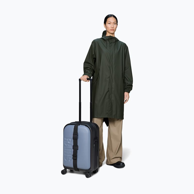 Utazó bőrönd Rains Texel Cabin Trolley blue dusk 4