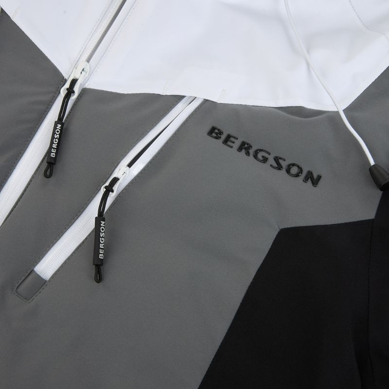 Férfi síkabát BERGSON Velox Stx white/grey 4