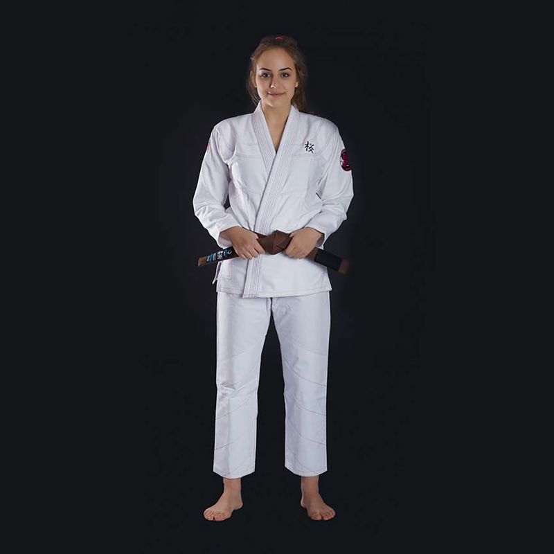 GI to BJJ női Ground Game Sakura  fehér GISAKWHF1 2