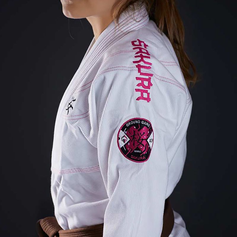 GI to BJJ női Ground Game Sakura  fehér GISAKWHF1 5