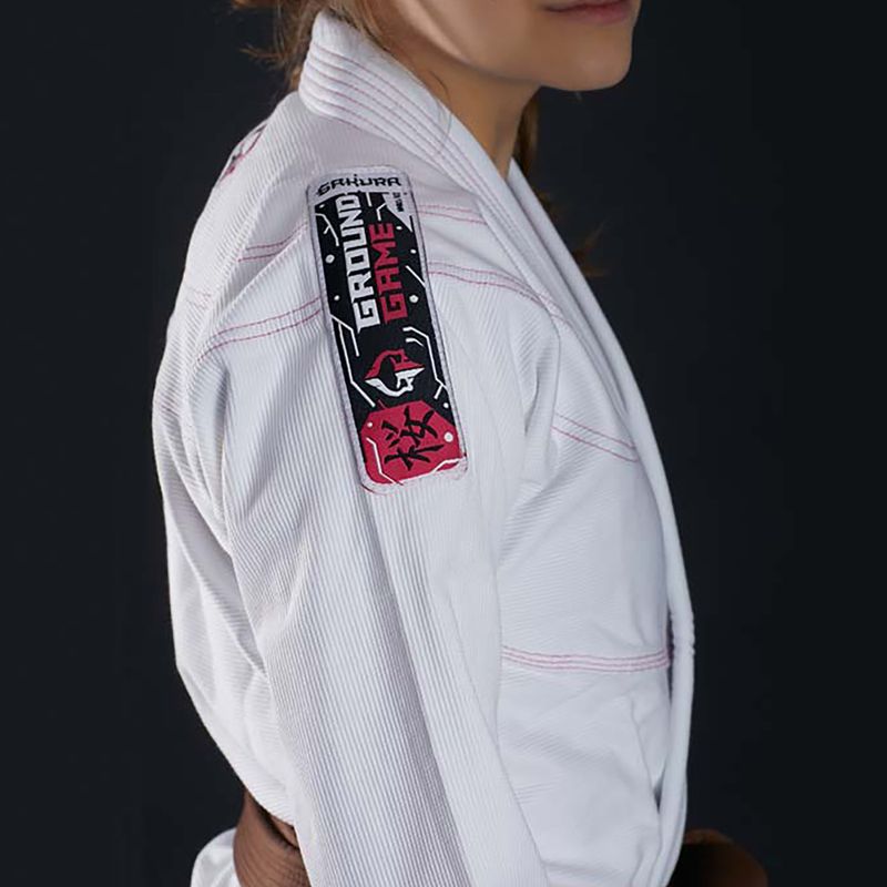 GI to BJJ női Ground Game Sakura  fehér GISAKWHF1 6