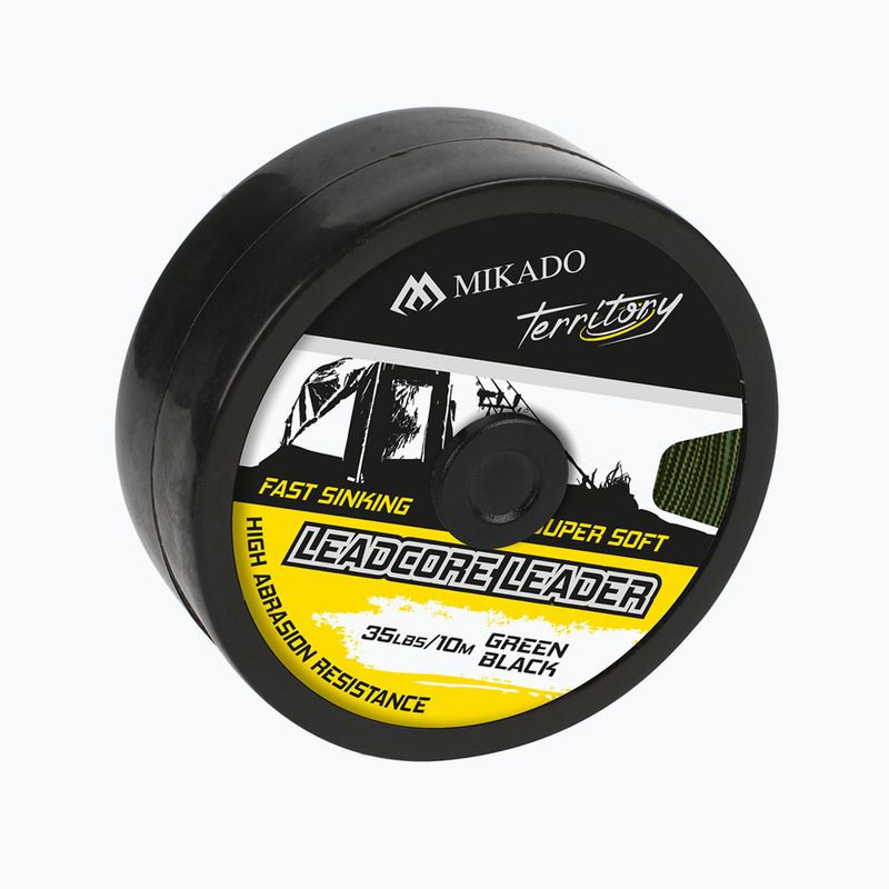 Mikado Leadcore Leader fonott zsinór 10m zöld AMC-LL45B