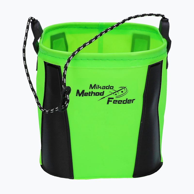 Mikado Eva Method Feeder horgászvödör zöld UWI-MF-001