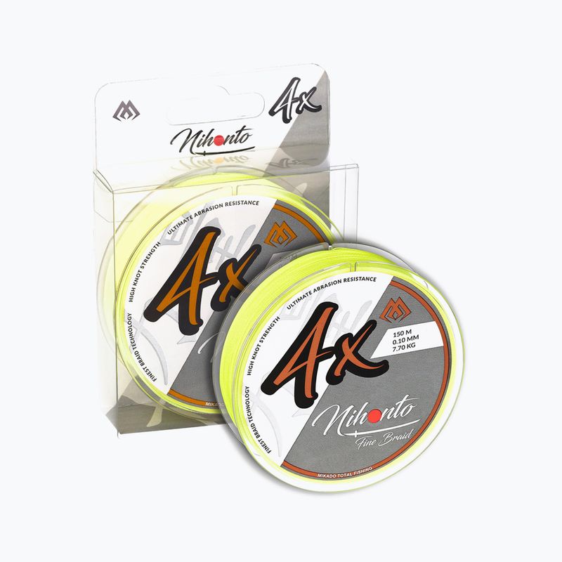 Mikado Nihonto Fine Braid fonósor sárga Z19F-006