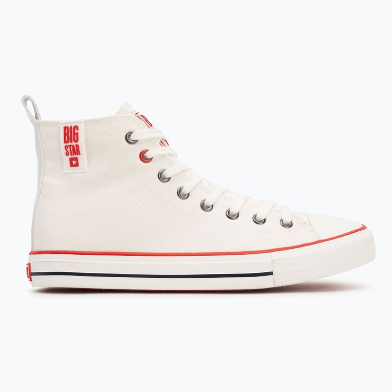 BIG STAR férfi edzőcipő JJ174066 fehér/piros 2