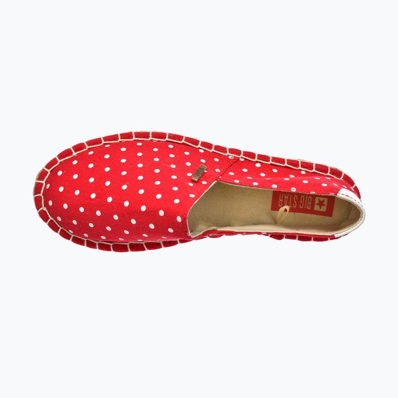 Női espadrille BIG STAR JJ274866 piros 6
