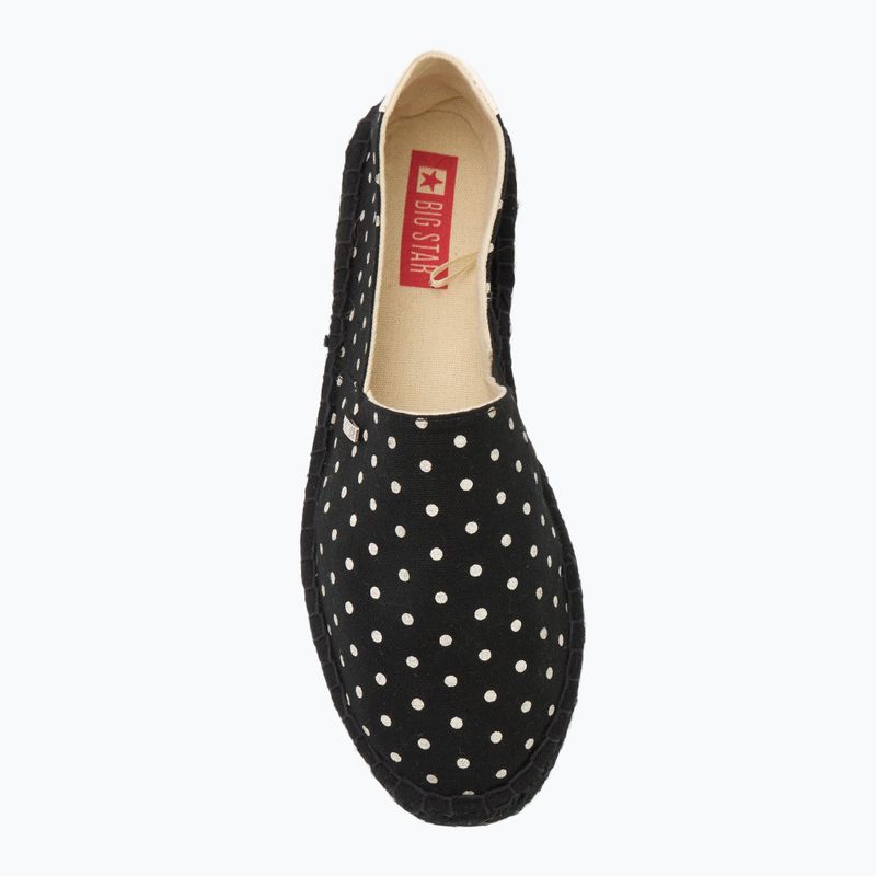 BIG STAR női espadrilles JJ274867 fekete 5