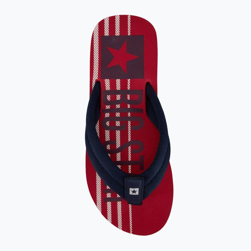 Férfi BIG STAR flip flop JJ174543 piros 5
