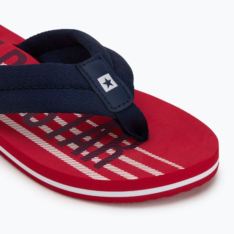Férfi BIG STAR flip flop JJ174543 piros 7
