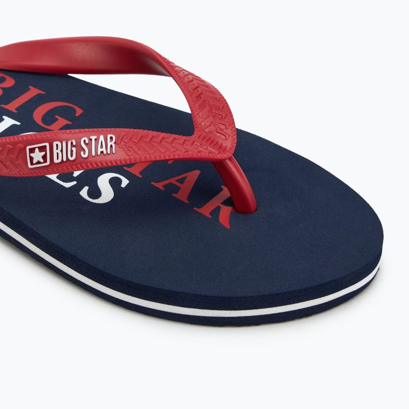 BIG STAR férfi flip flop LL174428 tengerészkék 7