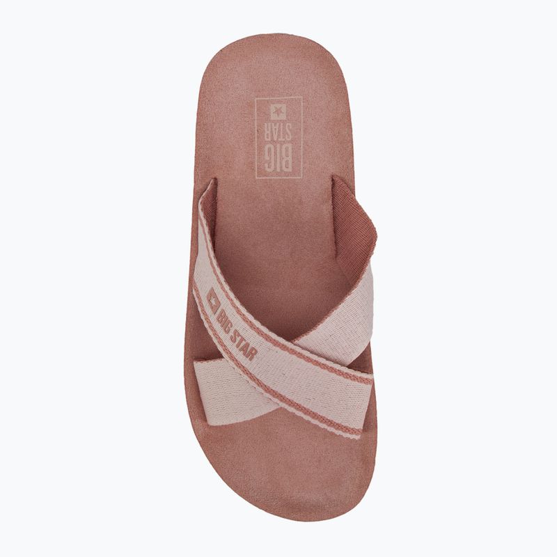 BIG STAR női flip-flop NN274A058 világos bézs színben 5