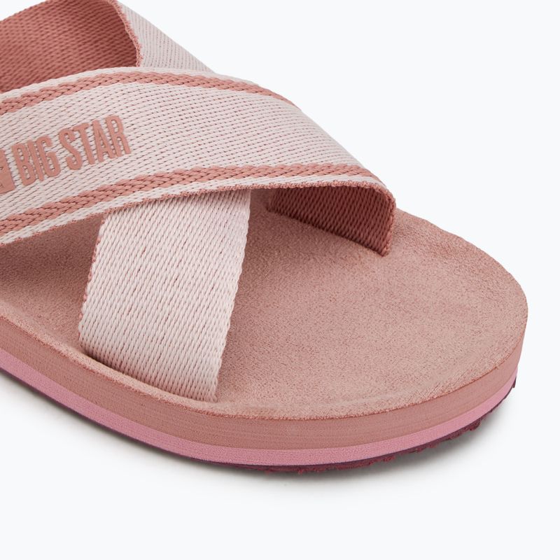 BIG STAR női flip-flop NN274A058 világos bézs színben 7