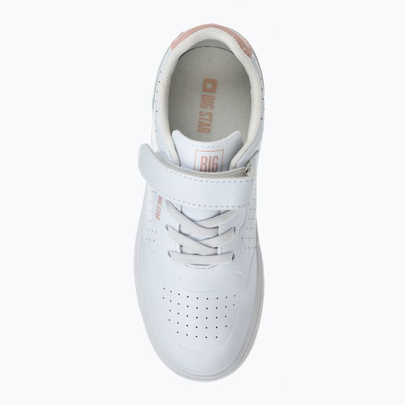 BIG STAR gyermek cipő OO374005 fehér/rózsaszín/zöld 12