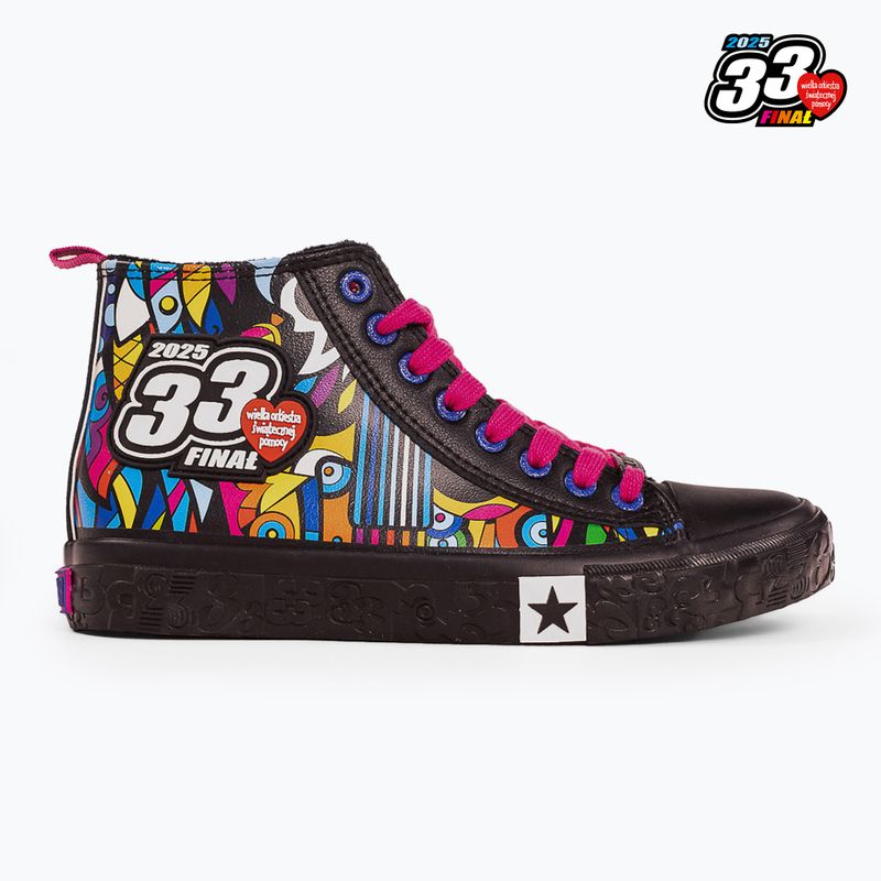 BIG STAR női edzőcipő RR274A653 fekete/többszínű 8