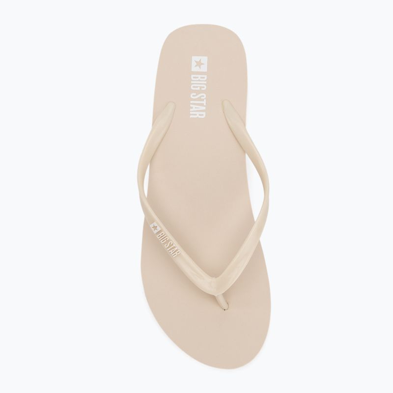 BIG STAR női flip flop RR274A551 bézs színben 5