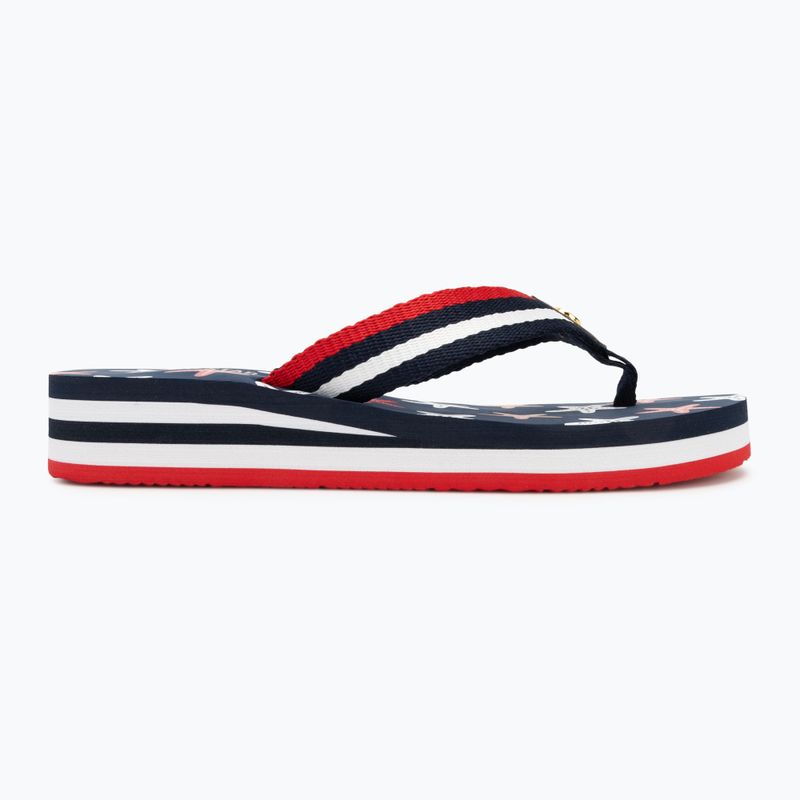 BIG STAR női flip flop RR274A127 tengerészkék / vörös 2