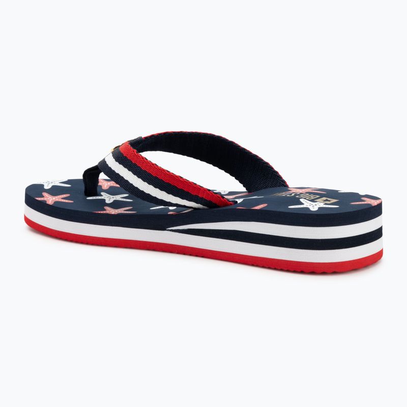 BIG STAR női flip flop RR274A127 tengerészkék / vörös 3