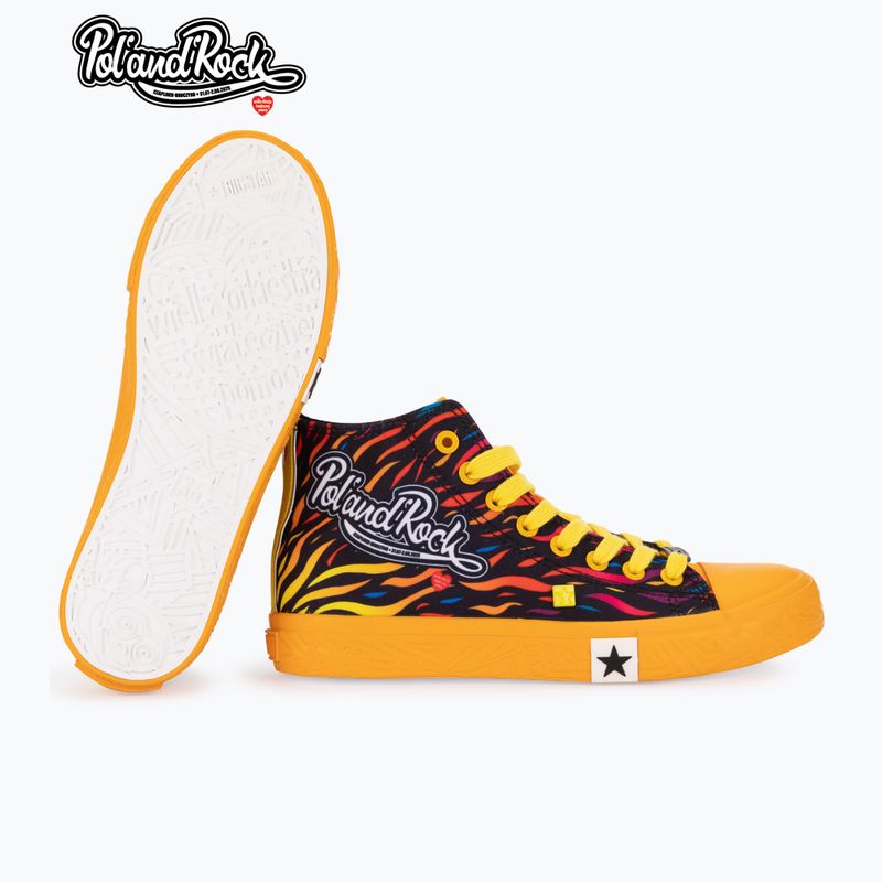 BIG STAR férfi edzőcipő SS174503 sárga/piros 11