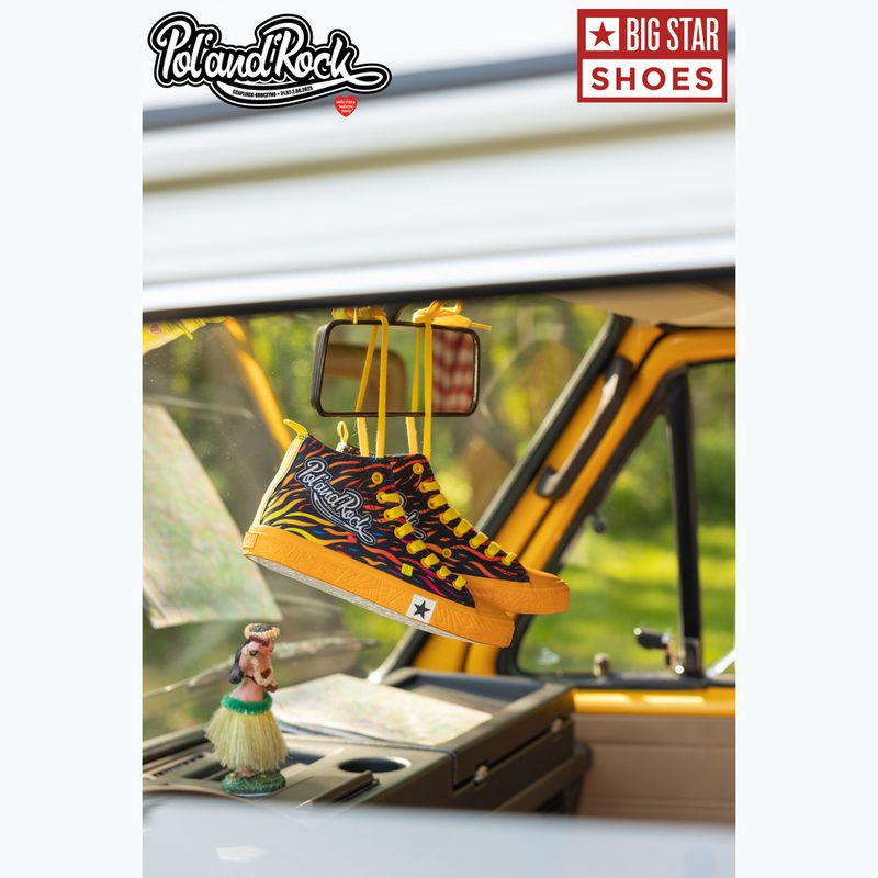 BIG STAR férfi edzőcipő SS174503 sárga/piros 18